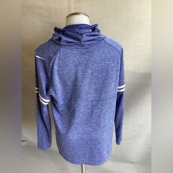 Sm NFL LA Rams dri fit long sleeve cow neck shirt Ram logo with oversized neck - Picture 2 of 13